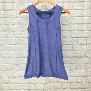 Lululemon Bordeaux Heathered Blue Sleeveless Tank